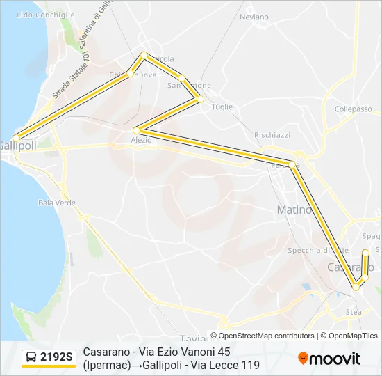 2192S Bus Line Map