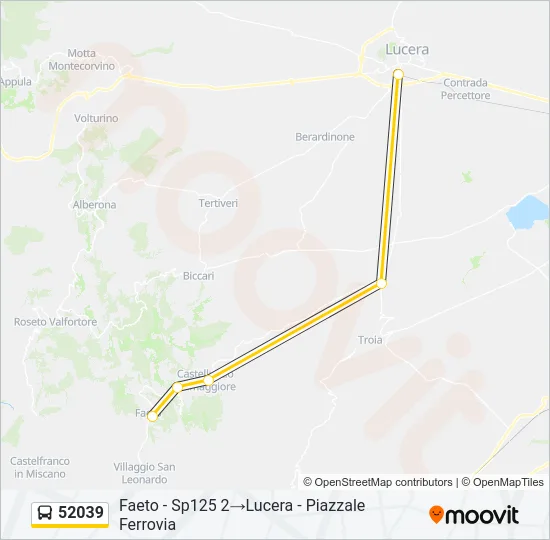 52039 Bus Line Map
