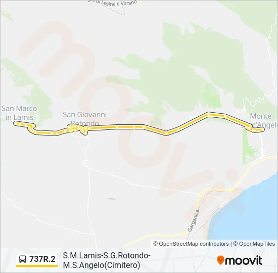 737R.2 Bus Line Map