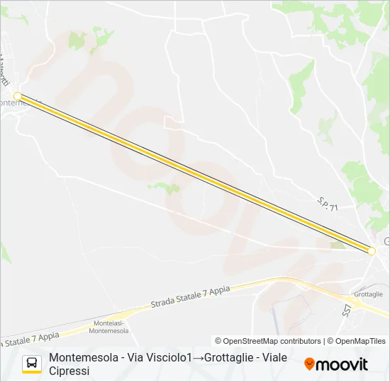 25.1805A1 Bus Line Map