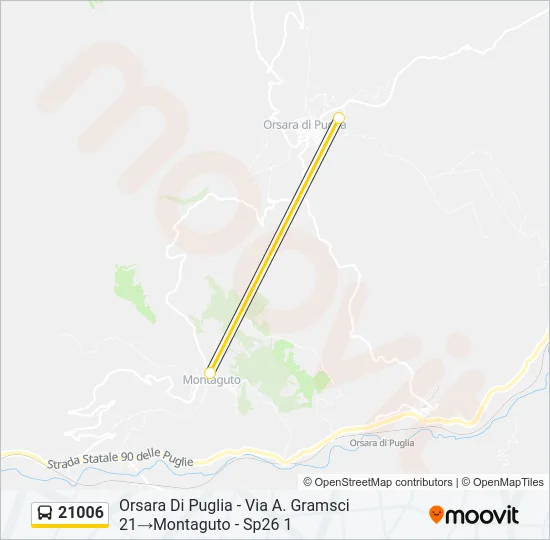 21006 Bus Line Map