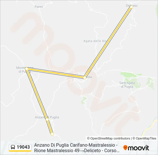 19043 Bus Line Map