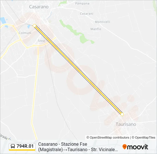 794R.01 Bus Line Map