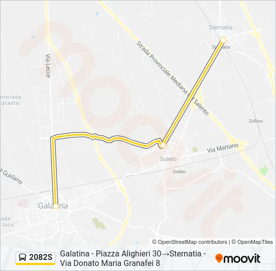 2082S Bus Line Map