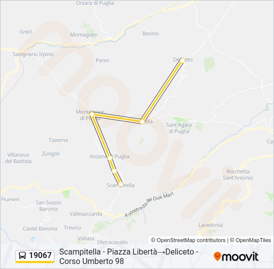 19067 Bus Line Map