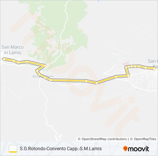 Percorso linea bus 737-2R.12