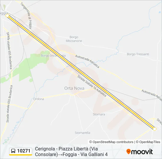 10271 Bus Line Map