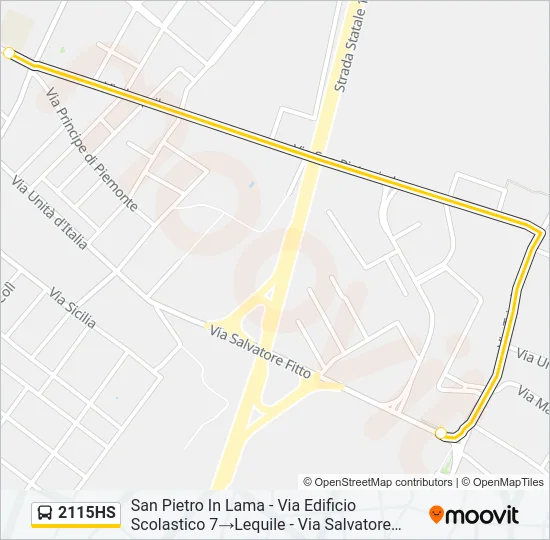 2115HS Bus Line Map