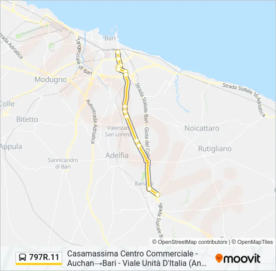 797R.11 Bus Line Map
