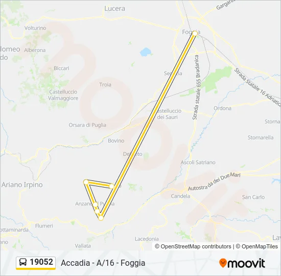 19052 Bus Line Map
