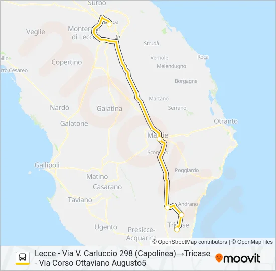 0532 - 1 Bus Line Map