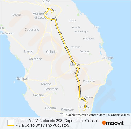 0532 - 1 bus Line Map