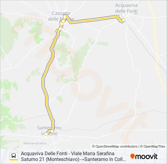 706R.22.01 bus Line Map