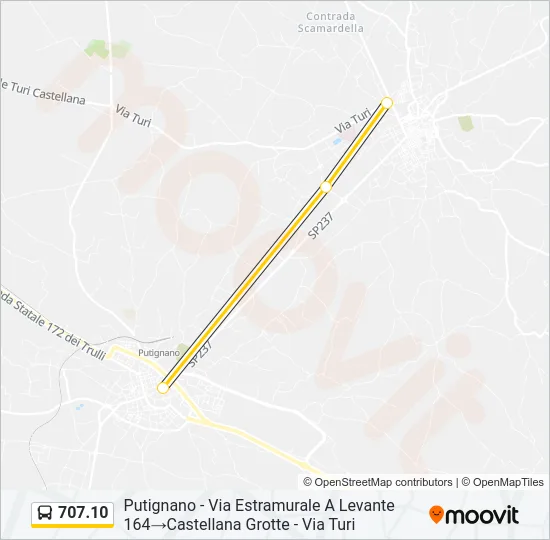707.10 Bus Line Map
