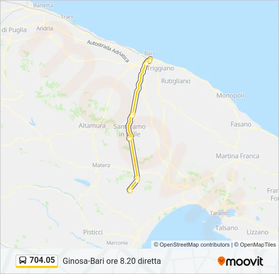 704.05 Bus Line Map