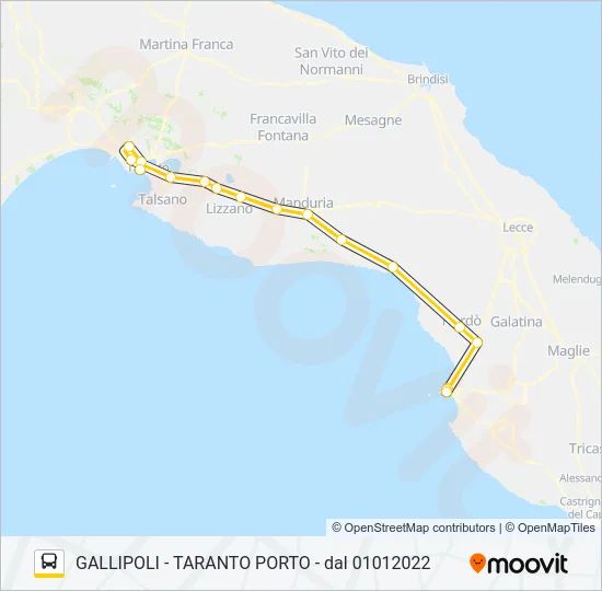 0509 DAL 01012022 Bus Line Map