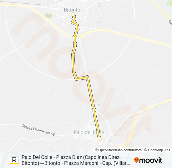 366.R121 Bus Line Map