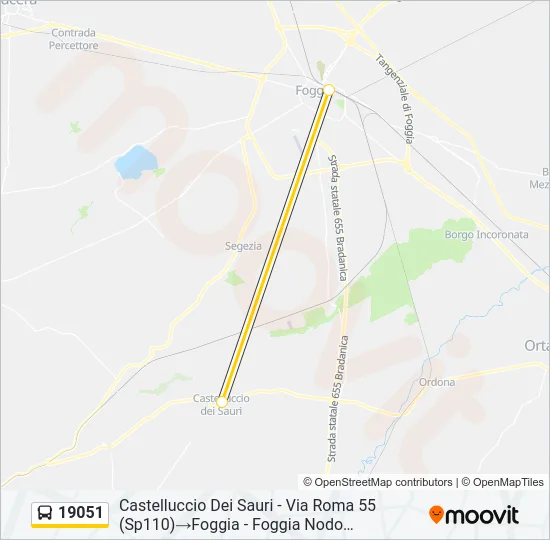 19051 Bus Line Map