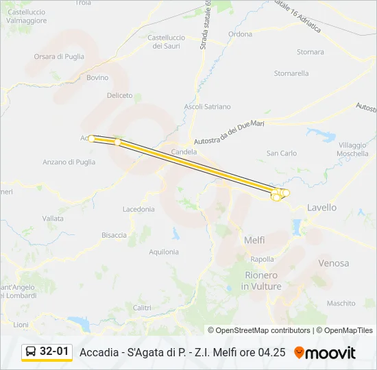 32-01 Bus Line Map