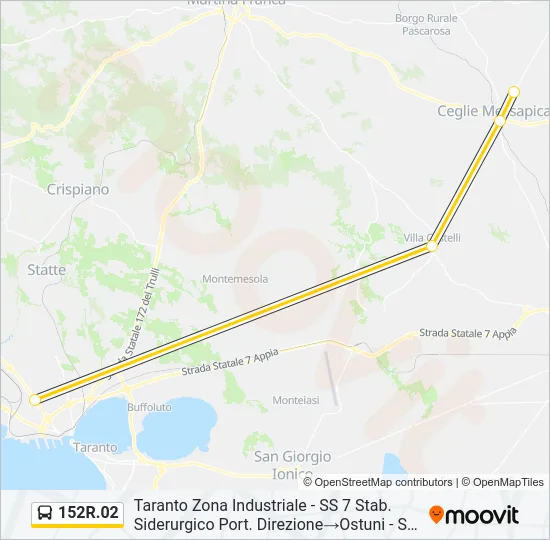 152R.02 Bus Line Map