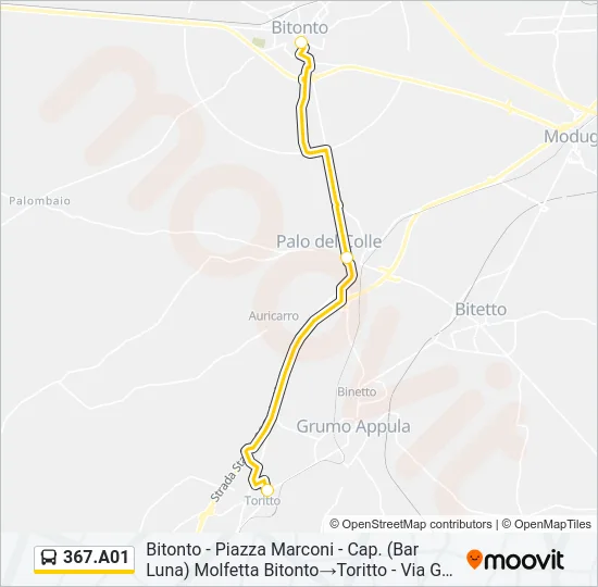367.A01 Bus Line Map