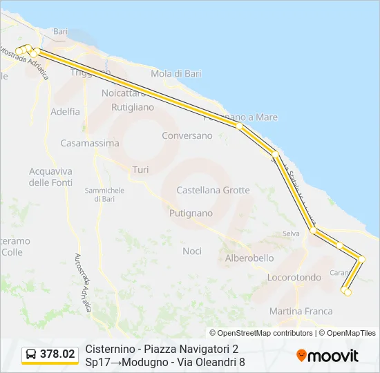 378.02 Bus Line Map