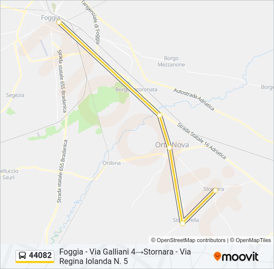 44082 Bus Line Map