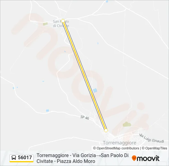 56017 Bus Line Map