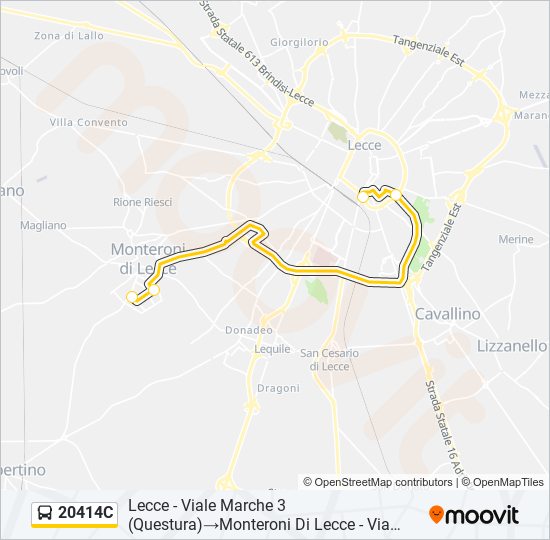 20414C bus Line Map