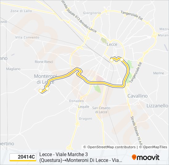 20414C bus Line Map