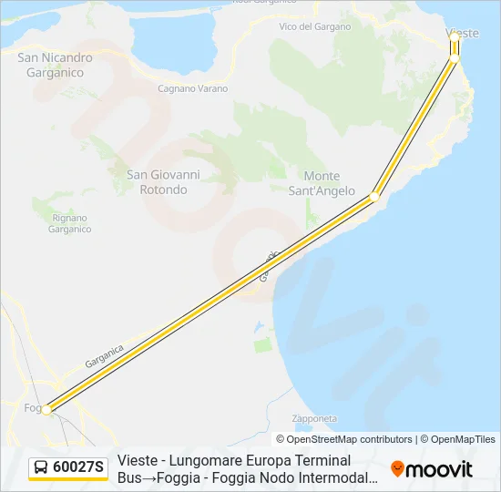 60027S Bus Line Map