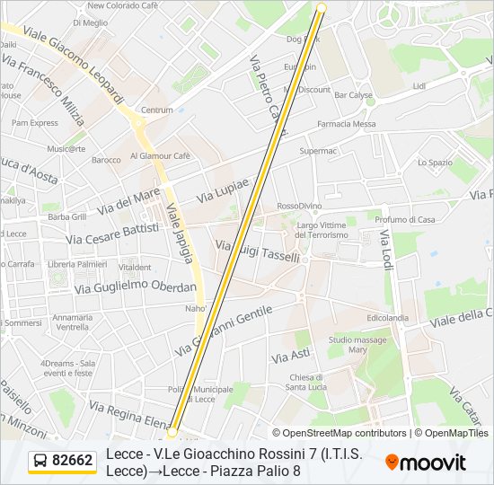 82662 bus Line Map