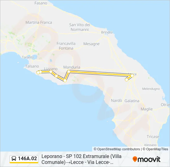 146A.02 Bus Line Map
