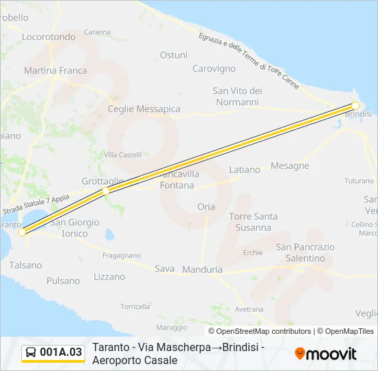 001A.03 Bus Line Map