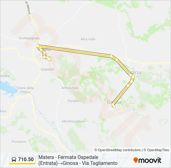 710.50 Bus Line Map