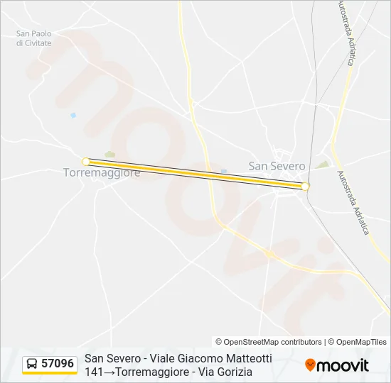 57096 Bus Line Map