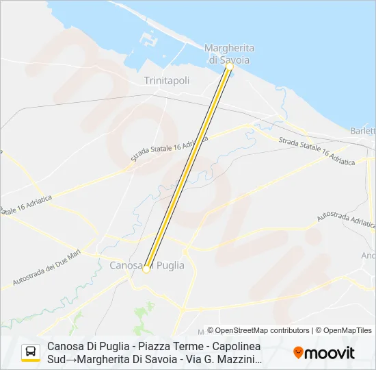 352.A011 Bus Line Map