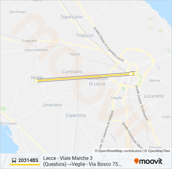 20314BS bus Line Map