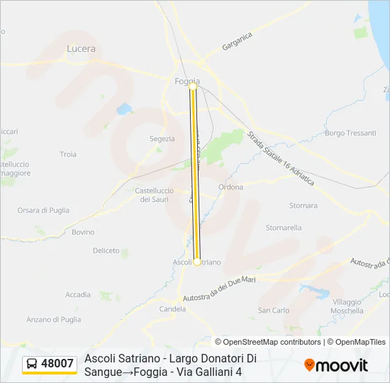 48007 Bus Line Map