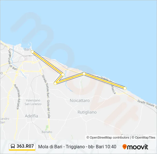 363.R07 Bus Line Map