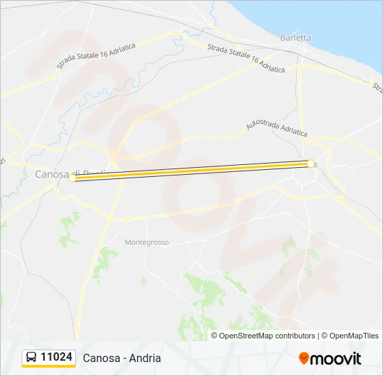 11024 Bus Line Map