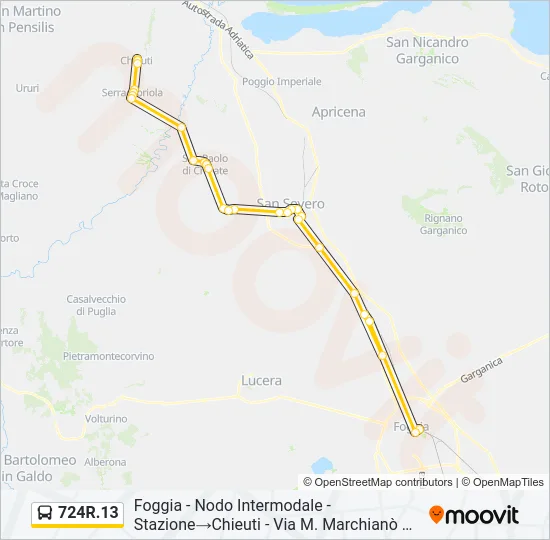 724R.13 Bus Line Map