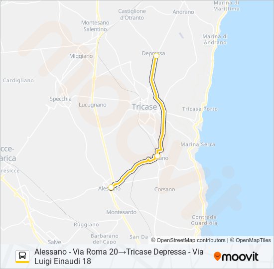 21413 -1 bus Line Map