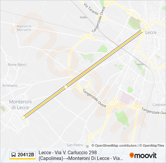 20412B bus Line Map