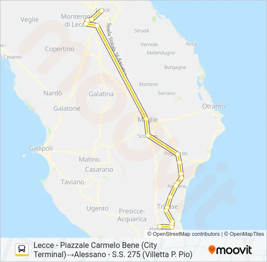 670R MATTINA Bus Line Map