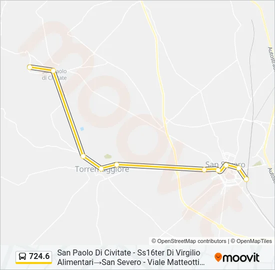 724.6 Bus Line Map