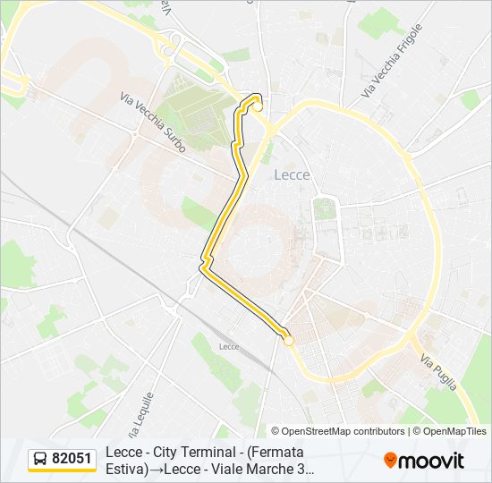 82051 bus Line Map