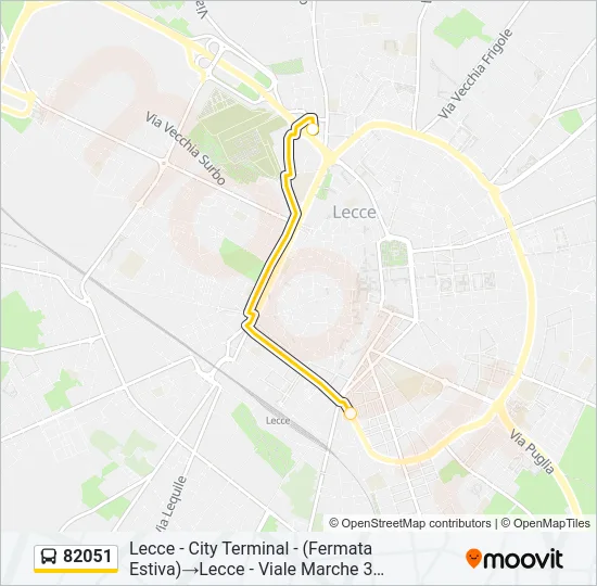 82051 Bus Line Map