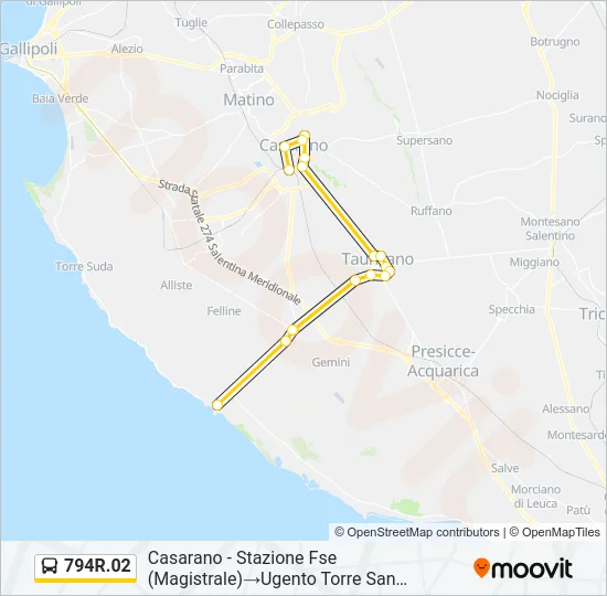 794R.02 Bus Line Map