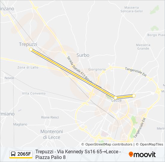 2065F bus Line Map